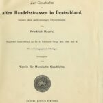 خرید و دانلود نسخه کامل کتاب Zur Geschichte der alten Handelsstraßen in Deutschland : Versuch einer quellenmäßigen Darstellung