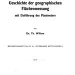 خرید و دانلود نسخه کامل کتاب Zur Geschichte der geographischen Flächenmessung seit Einführung des Planimeters