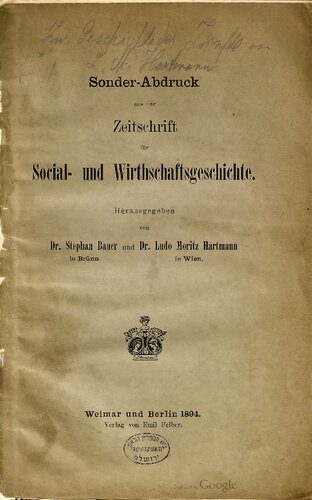خرید و دانلود نسخه کامل کتاب Zur Geschichte der Zünfte im frühen Mittelalter_68c26c6438a78.jpeg خرید و دانلود نسخه کامل کتاب Zur Geschichte der Zünfte im frühen Mittelalter