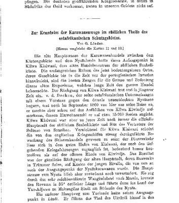 خرید و دانلود نسخه کامل کتاب Zur Kenntnis der Karawanenwege im südlichen Teile des ostafrikanischen Schutzgebiets