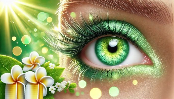 eye-with-a-bright-green-fresh-soft-green2 خرید و دانلود سابلیمینال تغییر رنگ چشم به سبز - تصویر 1