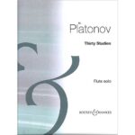 خرید و دانلود PDF کتاب اتود فلوت | 30 تمرین برای فلوت - نیکولای پلاتونوف