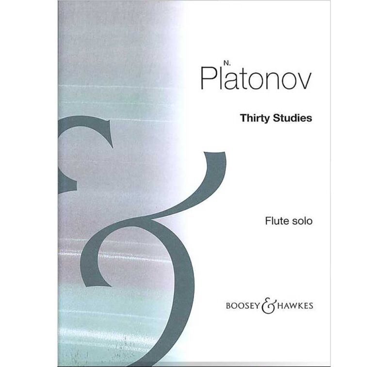 2004e9 خرید و دانلود PDF کتاب اتود فلوت | 30 تمرین برای فلوت - نیکولای پلاتونوف - تصویر 1