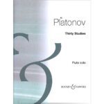خرید و دانلود PDF کتاب اتود فلوت | 30 تمرین برای فلوت - نیکولای پلاتونوف
