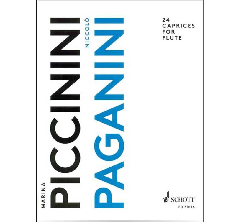 5ff53c خرید و دانلود PDF کتاب اتود فلوت | 24 کاپریس از پاگانینی - تصویر 1