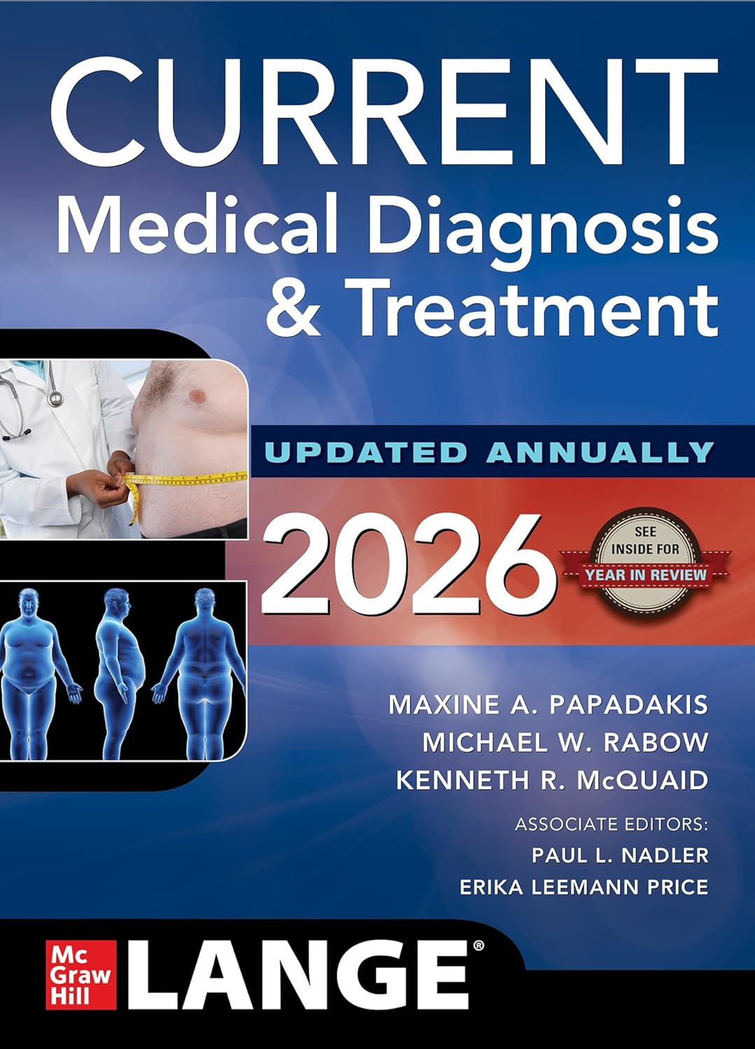 7180JCOZA+L._SL1500_ خرید و دانلود نسخه کامل کتاب CURRENT Medical Diagnosis and Treatment 2026 65th Edition