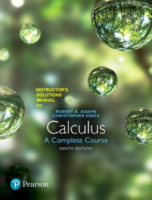 خرید و دانلود نسخه کامل کتاب Calculus A Complete Course, 9th Edition (Solution Manual)