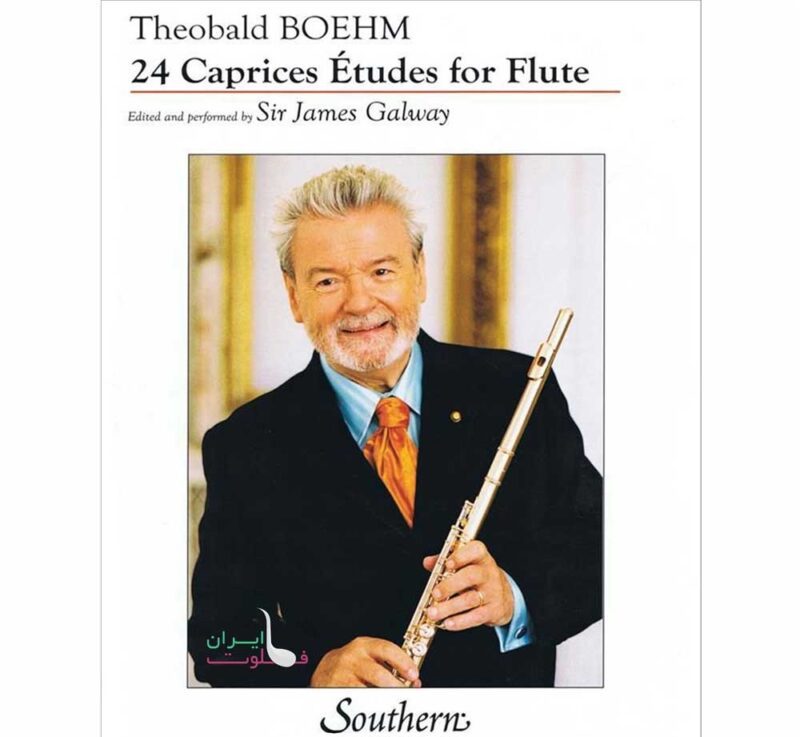 cb0987 خرید و دانلود کتاب اتود فلوت | 24 کاپریس تئوبالد بوهم برای فلوت - جیمز گالوی - تصویر 1
