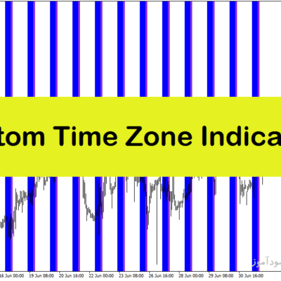 خرید و دانلود اندیکاتور سشن برای متاتریدر4 با نام Custom Time Zone Indicator