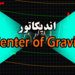 خرید و دانلود اندیکاتور نمایش محور حرکت روند Center of Gravity متاتریدر 4
