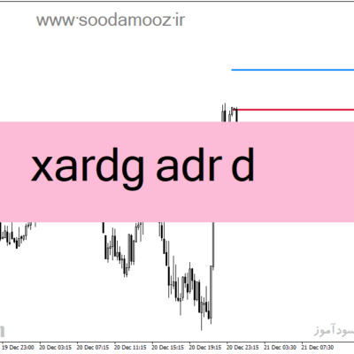 خرید و دانلود دانلود اندیکاتور ADR (میانگین محدوده روزانه) برای متاتریدر4 با نام xardg adr d