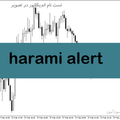 خرید و دانلود دانلود اندیکاتور تشخیص الگوی هارامی برای متاتریدر5 با نام harami alert