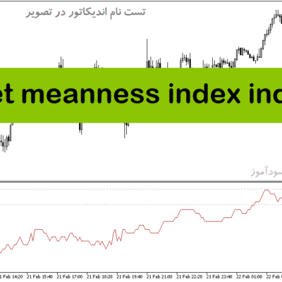 خرید و دانلود دانلود اندیکاتور تشخیص میزان نوسان بازار برای متاتریدر5 با نام market meanness index indicator