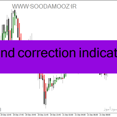 خرید و دانلود دانلود اندیکاتور نشان دهنده قدرت روند برای متاتریدر4 با نام trend correction indicator