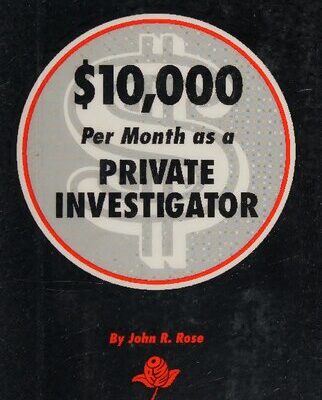 خرید و دانلود نسخه کامل کتاب $10,000 Per Month as a Private Investigator
