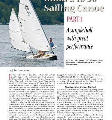 خرید و دانلود نسخه کامل کتاب 16-30 Sailing Canoe Boat Plan Plans