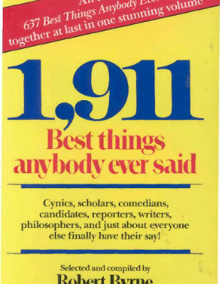 خرید و دانلود نسخه کامل کتاب 1,911 Best Things Anybody Ever Said