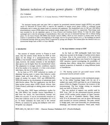 خرید و دانلود نسخه کامل کتاب 1991_Coladant_Seismis_isolation_of_NPP_EDF philosophy.pdf