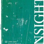 خرید و دانلود نسخه کامل کتاب 2000-2006 Honda Insight Service Manual