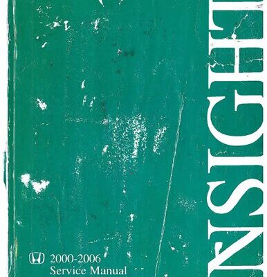خرید و دانلود نسخه کامل کتاب 2000-2006 Honda Insight Service Manual