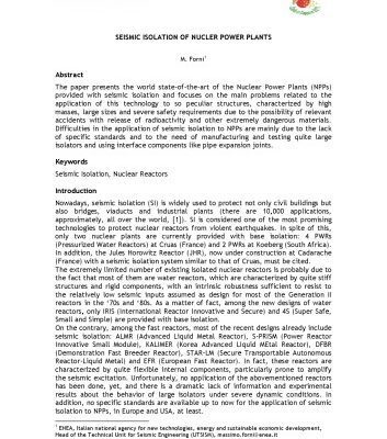 خرید و دانلود نسخه کامل کتاب 2011_Forni_Seismic isolation of nuclear power plants (SoftheArt)