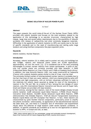 خرید و دانلود نسخه کامل کتاب 2011_Forni_Seismic isolation of nuclear power plants (SoftheArt)_68f800e9b13a1.jpeg خرید و دانلود نسخه کامل کتاب 2011_Forni_Seismic isolation of nuclear power plants (SoftheArt)