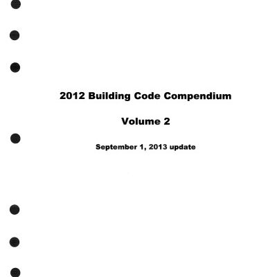 خرید و دانلود نسخه کامل کتاب 2012 building code compendium. Volume 2.