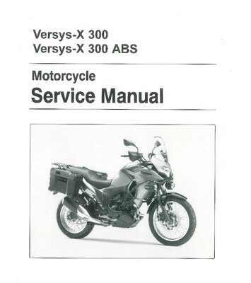 خرید و دانلود نسخه کامل کتاب 2017 Kawasaki Versys-X 300 Service Manual