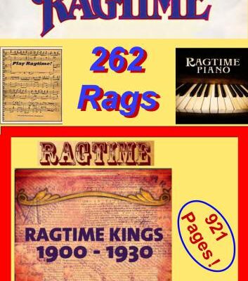 خرید و دانلود نسخه کامل کتاب 262 Classic Piano Rags. Various Composers