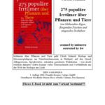 خرید و دانلود نسخه کامل کتاب 275 populäre Irrtümer über Pflanzen und Tiere : von blühenden Algen, fliegenden Fischen und singenden Seekühen