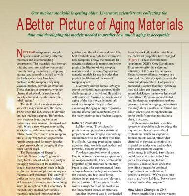 خرید و دانلود نسخه کامل کتاب A Better Picture of Aging Materials