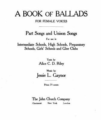 خرید و دانلود نسخه کامل کتاب A Book of Ballads for Female Voices
