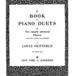 خرید و دانلود نسخه کامل کتاب A book of Piano duets for two equally advanced players