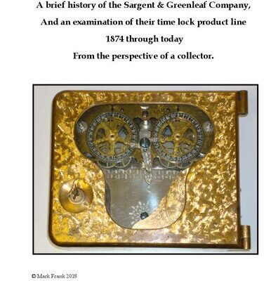 خرید و دانلود نسخه کامل کتاب A Brief History of the Sargent & Greenleaf Company, and an Examination of Their Time Lock Product Line from 1874 to Today