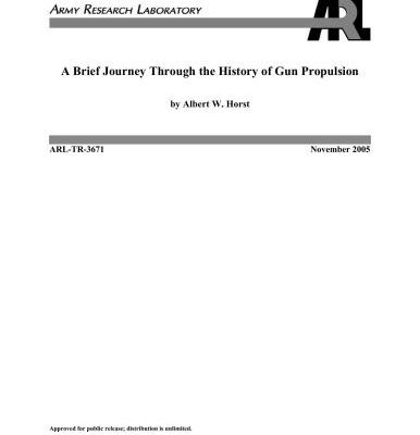 خرید و دانلود نسخه کامل کتاب A Brief Journey Through the History of Gun Propulsion