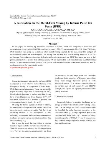 خرید و دانلود نسخه کامل کتاب A calculation on the Metal-Film Mixing by Intense Pulse Ion Beam (IPIB)_68f3b2e96fe7b.jpeg خرید و دانلود نسخه کامل کتاب A calculation on the Metal-Film Mixing by Intense Pulse Ion Beam (IPIB)
