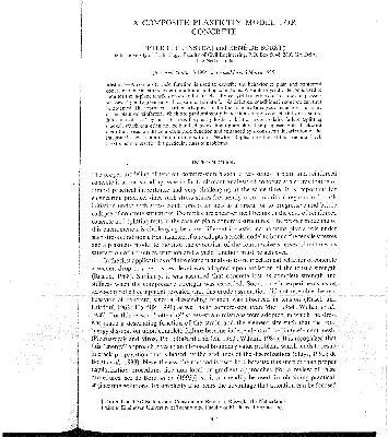 خرید و دانلود نسخه کامل کتاب A Composite Plasticity Model for Concrete