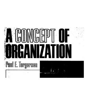 خرید و دانلود نسخه کامل کتاب A concept of organization