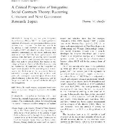 خرید و دانلود نسخه کامل کتاب A Critical Perspective of ISCT
