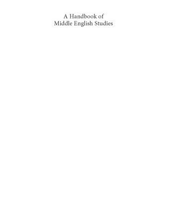 خرید و دانلود نسخه کامل کتاب A Handbook of Middle English Studies