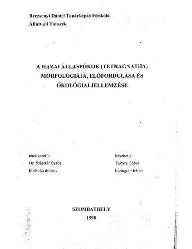 خرید و دانلود نسخه کامل کتاب A hazai állaspókok (Tetragnatha) morfológiája, előfordulása és ökológiai jellemzése_68e773bb42893.jpeg خرید و دانلود نسخه کامل کتاب A hazai állaspókok (Tetragnatha) morfológiája, előfordulása és ökológiai jellemzése