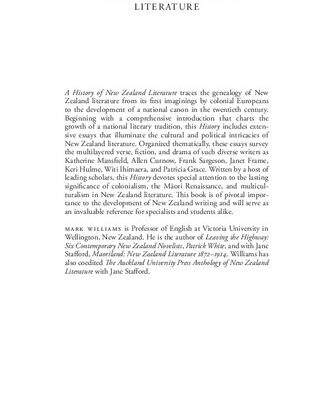 خرید و دانلود نسخه کامل کتاب A History of New Zealand Literature