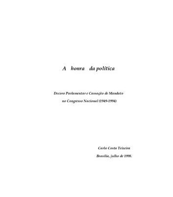خرید و دانلود نسخه کامل کتاب A honra da política