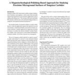 خرید و دانلود نسخه کامل کتاب A Magnetorheological-polishing-based approach for studying precision microground surfaces of tungsten carbides