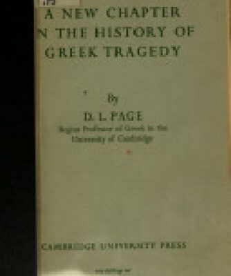 خرید و دانلود نسخه کامل کتاب A new chapter in the history of Greek tragedy