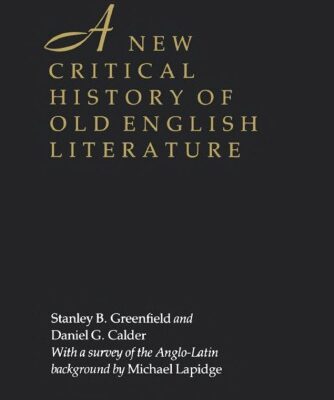 خرید و دانلود نسخه کامل کتاب A New Critical History of Old English Literature