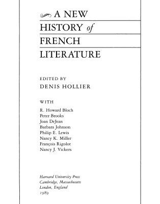 خرید و دانلود نسخه کامل کتاب A New History of French Literature