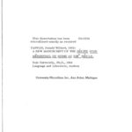 خرید و دانلود نسخه کامل کتاب A new manuscript of the Récits d’un ménestrel de Reims au XIIIe siècle