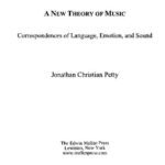 خرید و دانلود نسخه کامل کتاب A New Theory of Music: Correspondences of Language, Emotion, and Sound