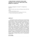 خرید و دانلود نسخه کامل کتاب A procedure to define the good chemical status of groundwater bodies in Germany